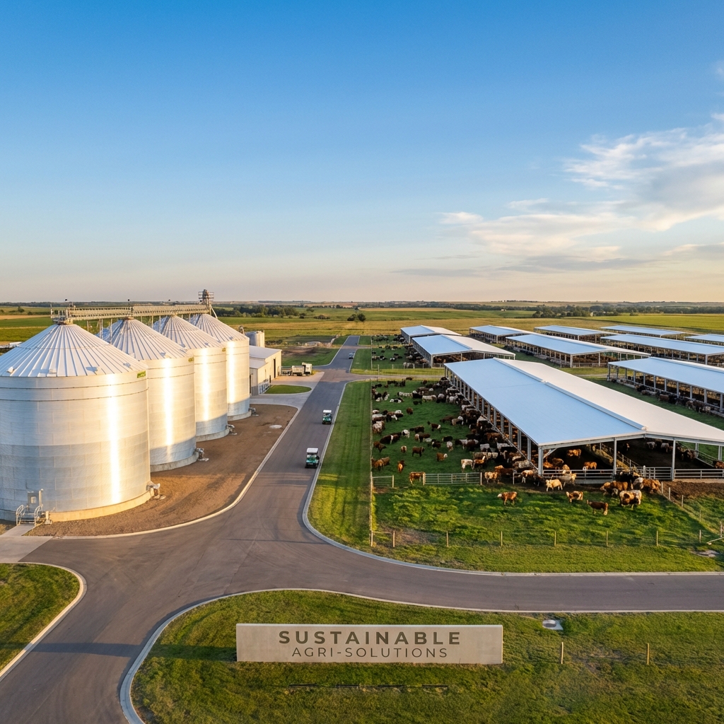 Silos de grãos e confinamento animal protegidos com EXONANO