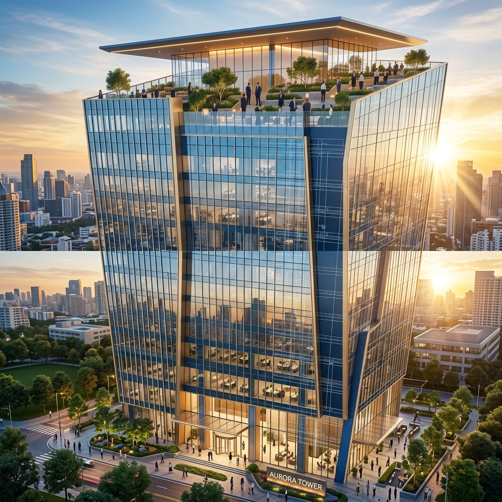 Edifício Corporativo de Vidro